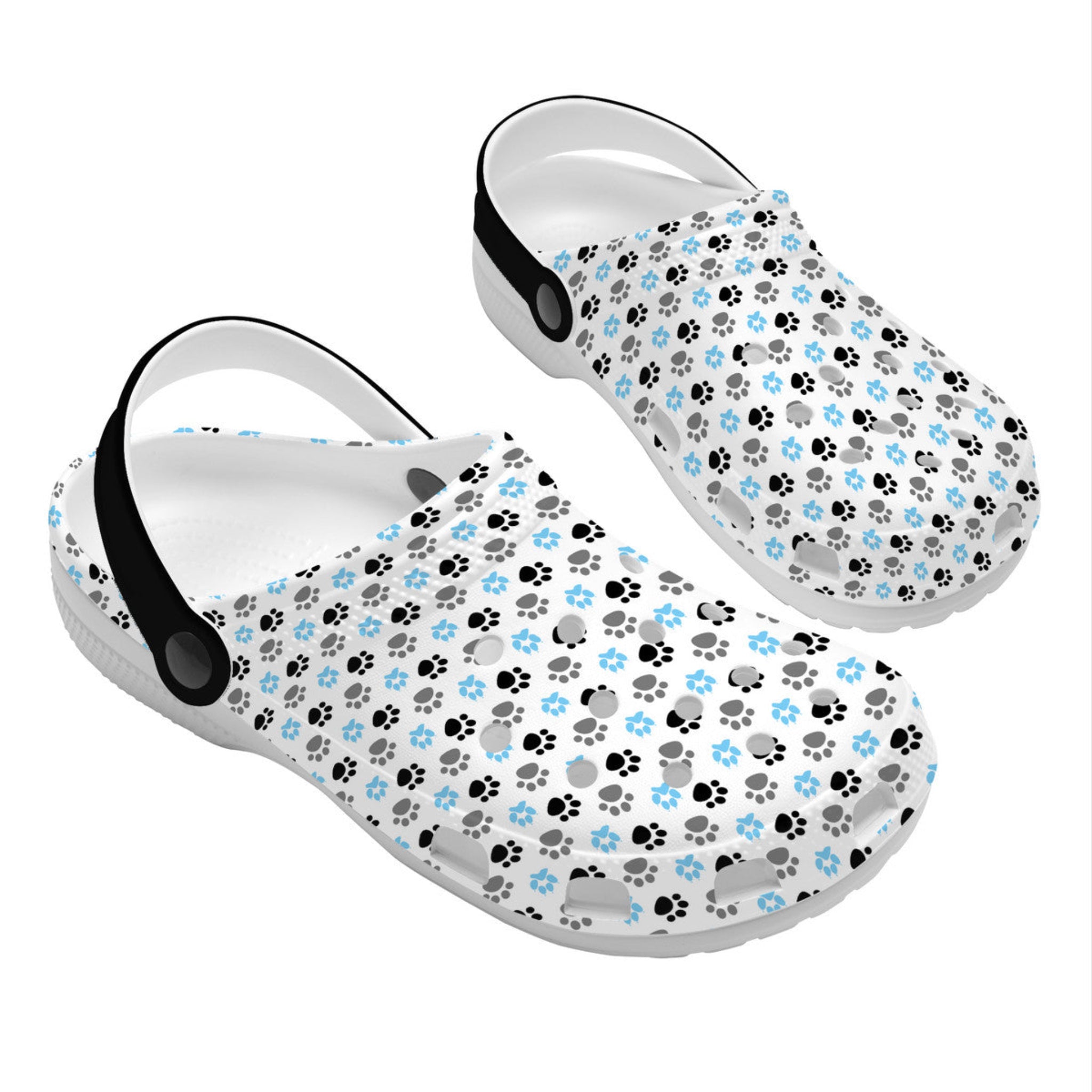 Paw Print Clogs