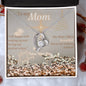 Christmas Gift for Mom, Gift for Mom From Son, Necklace, Forever Love Necklace(Heart Necklace) with Message Card, To My Mom, Love Your Son