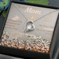 Christmas Gift for Mom, Gift for Mom From Son, Necklace, Forever Love Necklace(Heart Necklace) with Message Card, To My Mom, Love Your Son