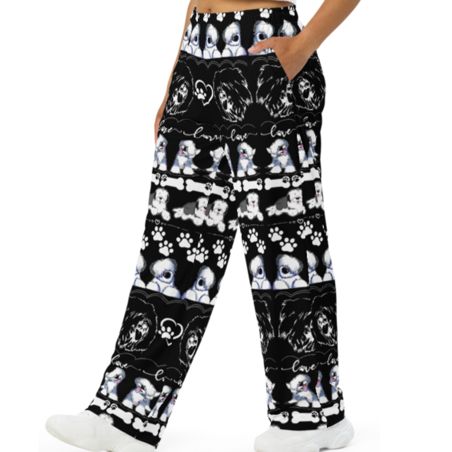 old english sheepdog lounge pants