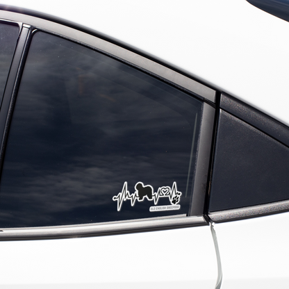 Old English Sheepdog Cartoon Vinyl Decals