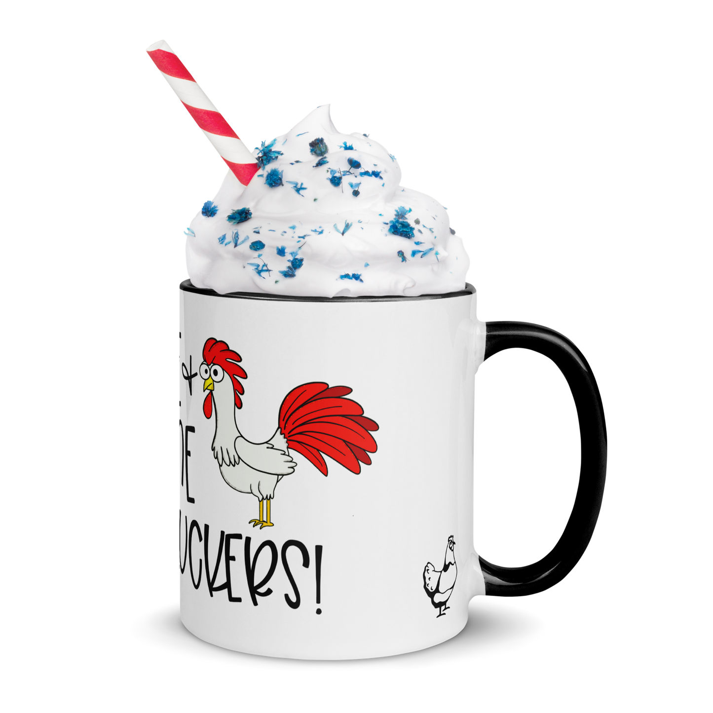 Chicken Coffee Mug, Rise and Shine Cluckers, 11oz and 15oz