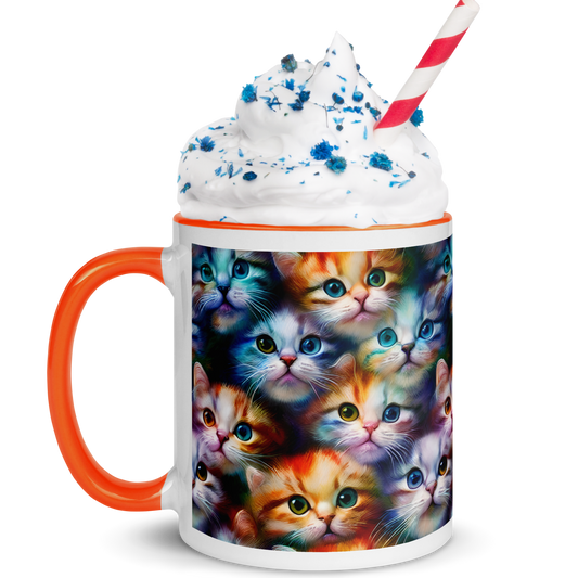 Colorful Kitty Cats, Coffee Mug, 11oz and15oz