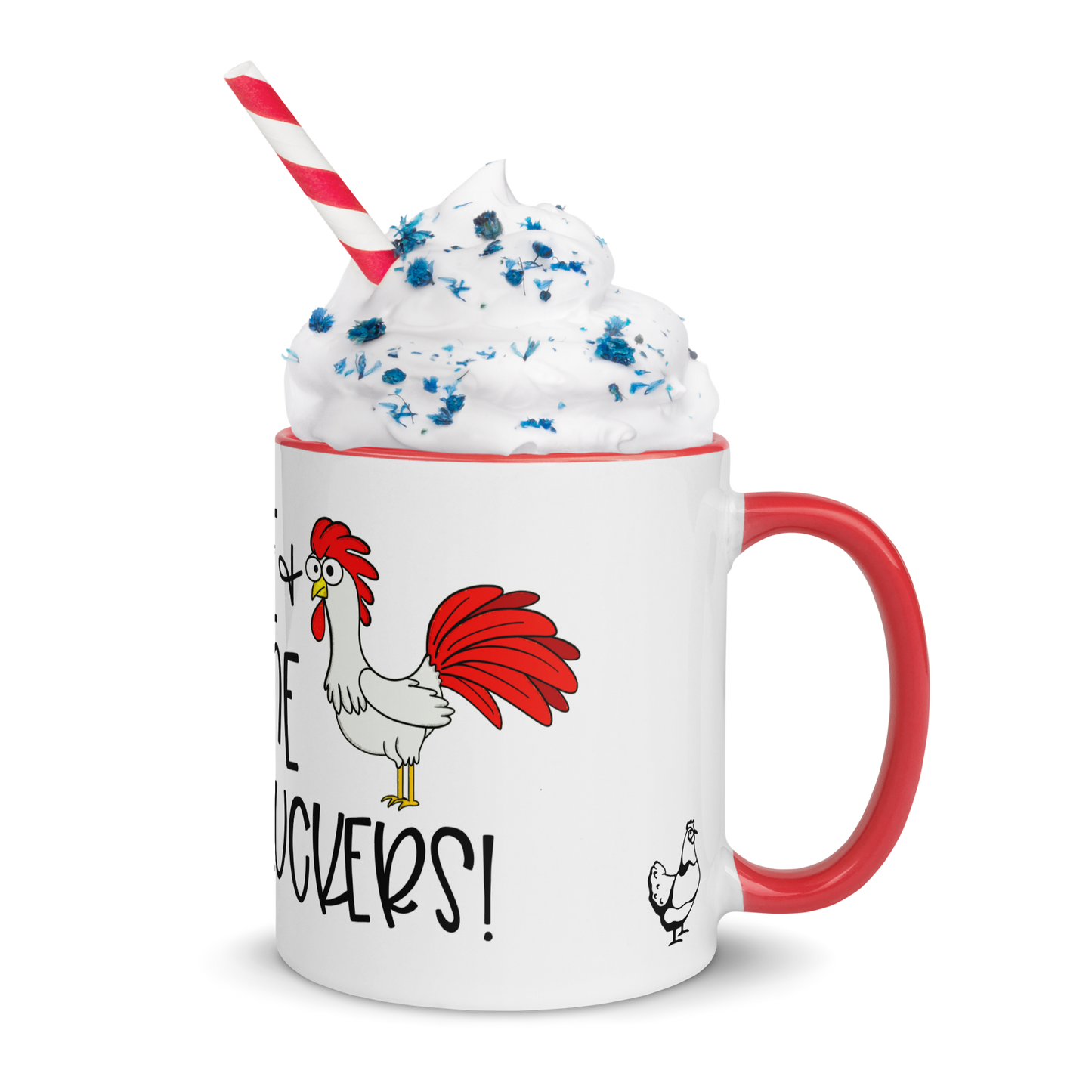 Chicken Coffee Mug, Rise and Shine Cluckers, 11oz and 15oz