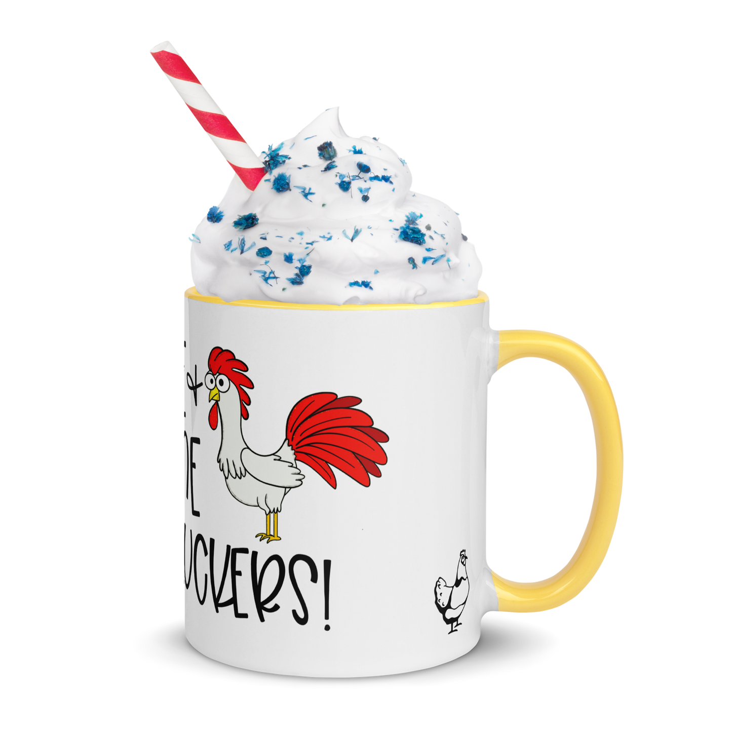 Chicken Coffee Mug, Rise and Shine Cluckers, 11oz and 15oz