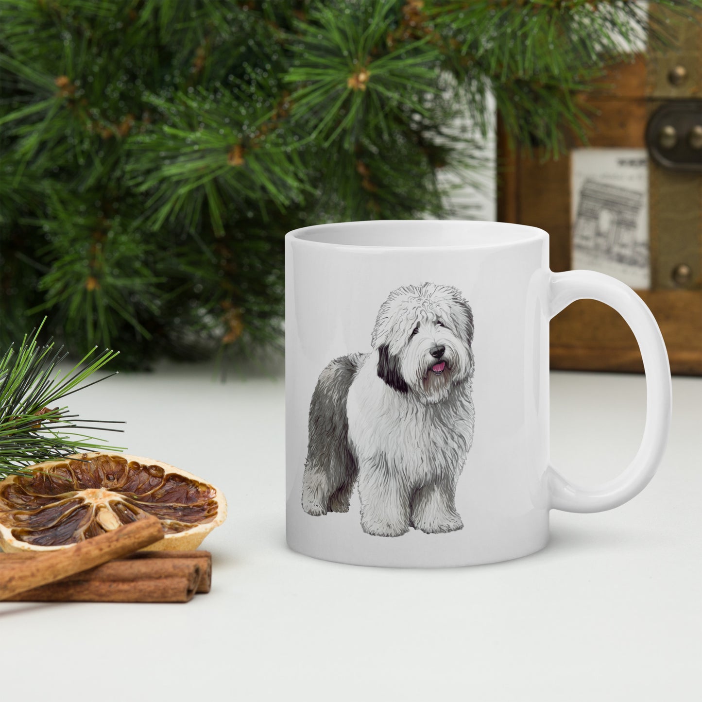 Old English Sheepdog Ceramic Coffee Mug