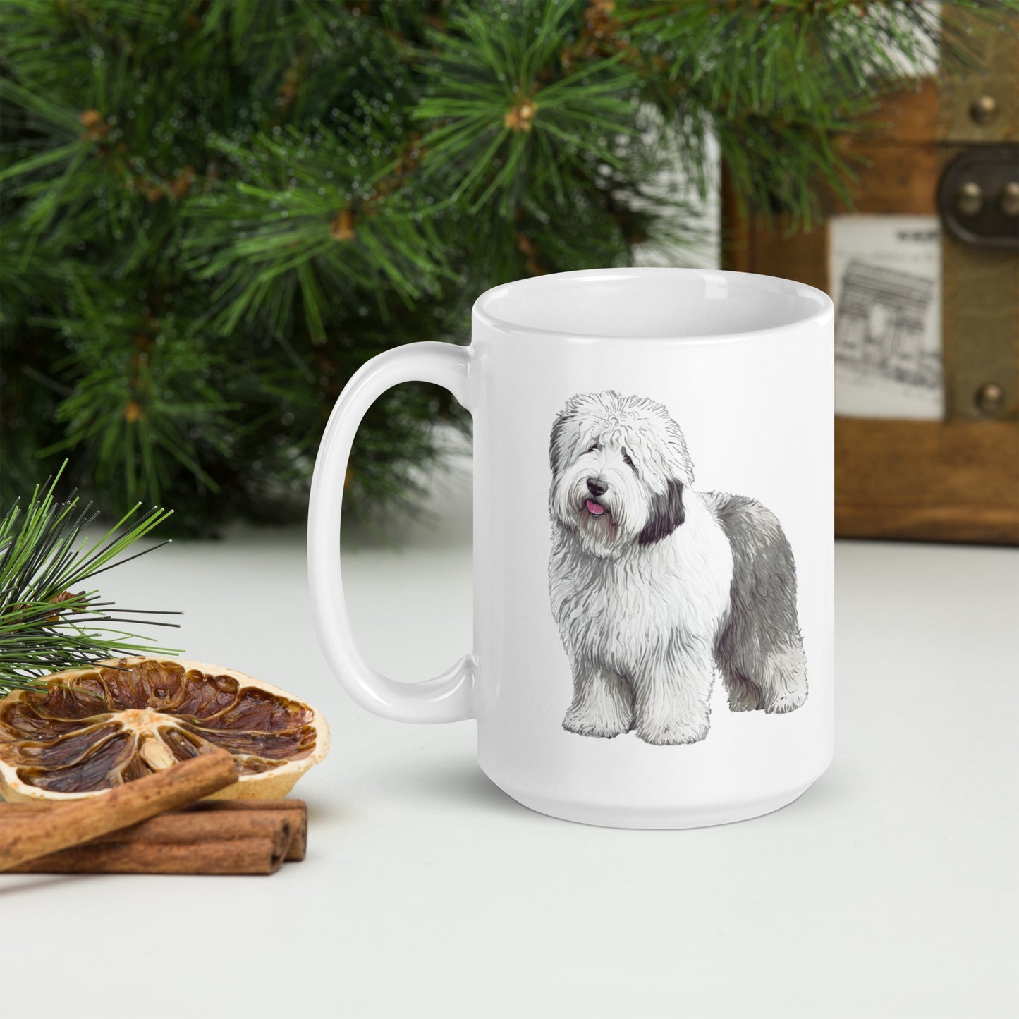 Old English Sheepdog Ceramic Coffee Mug