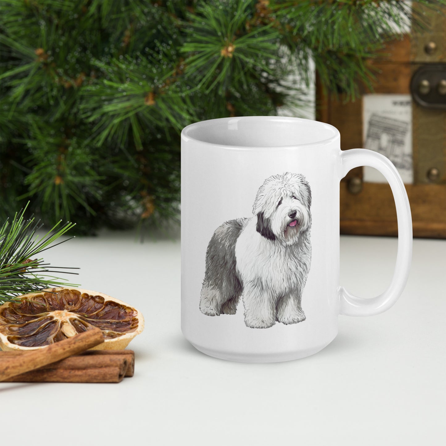 Old English Sheepdog Ceramic Coffee Mug