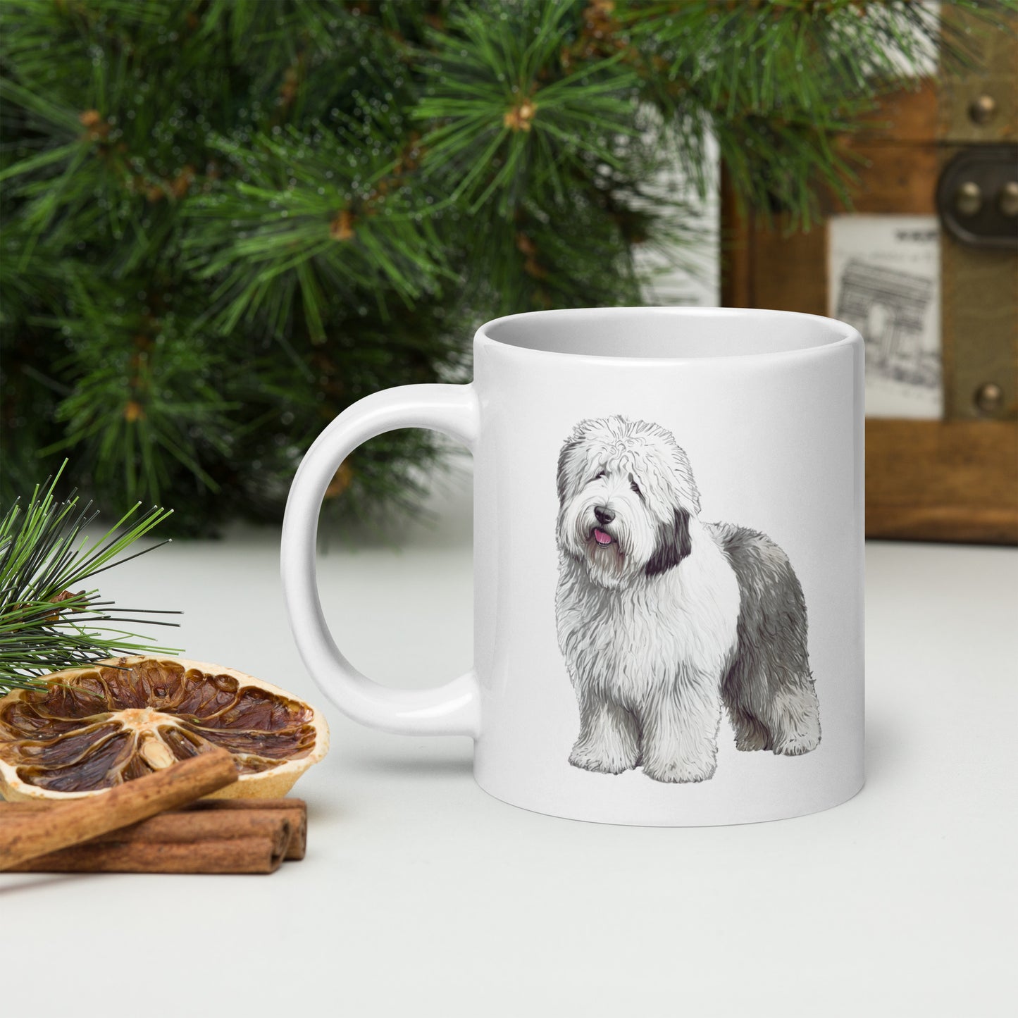 Old English Sheepdog Ceramic Coffee Mug