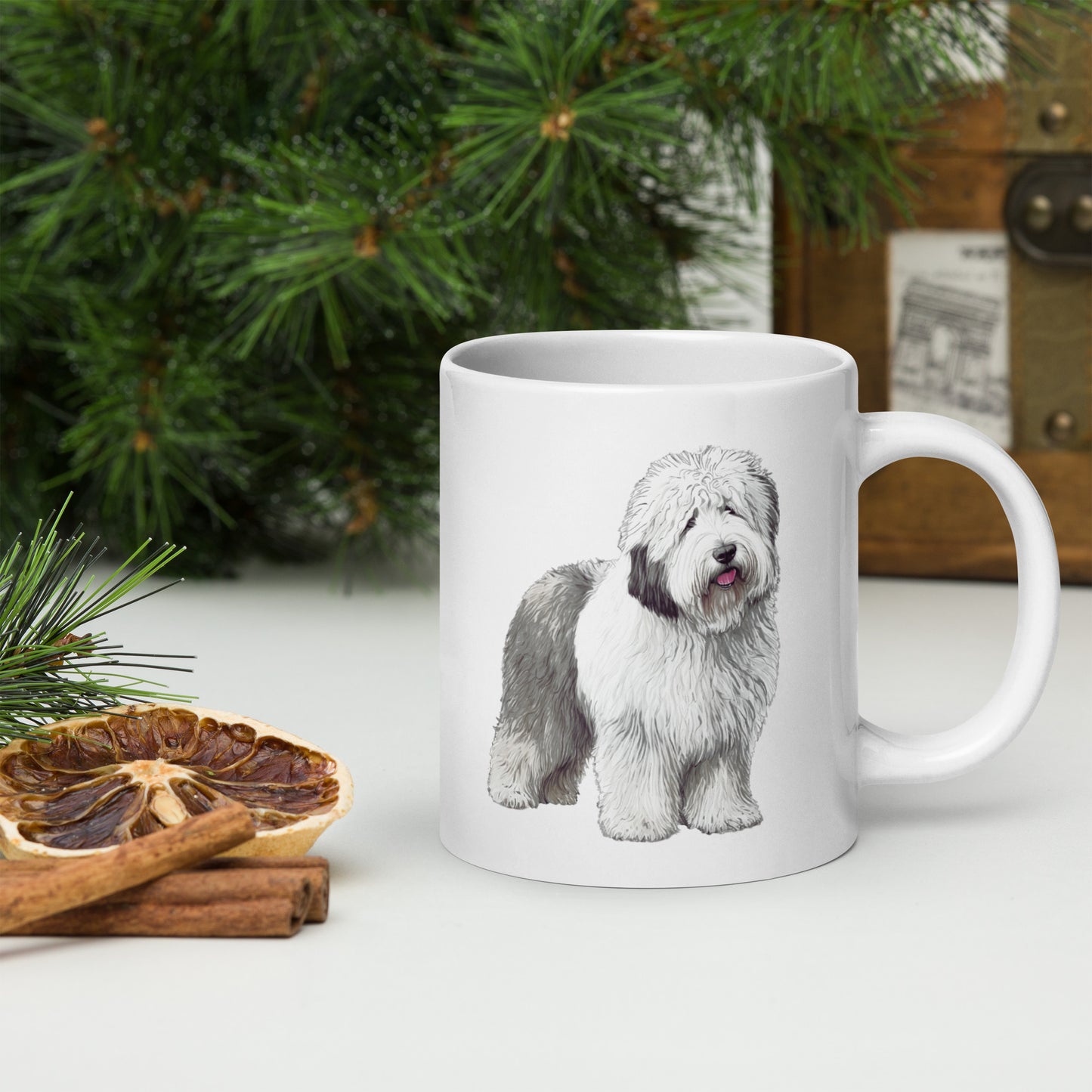 Old English Sheepdog Ceramic Coffee Mug